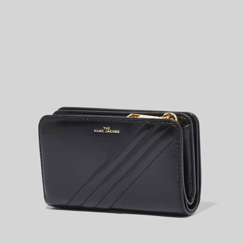 Marc Jacobs Women's Glam Shot Compact Wallet - Black