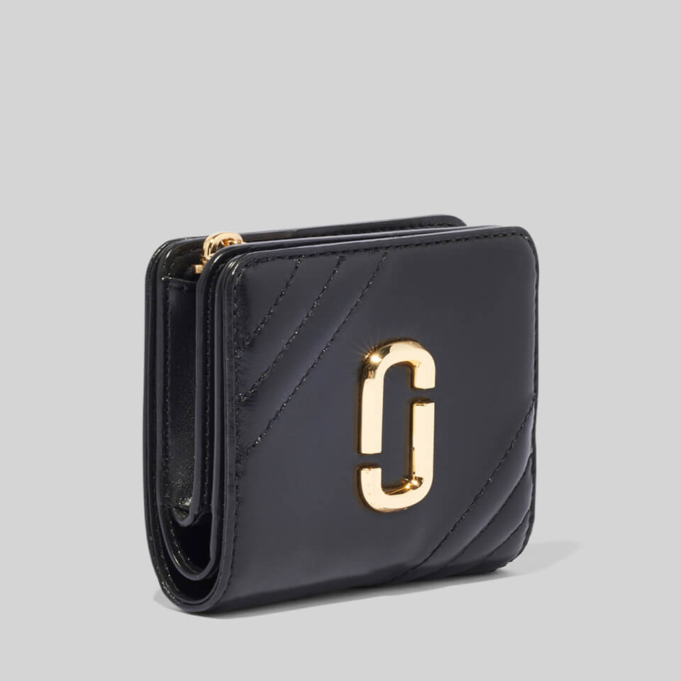 Marc Jacobs Women's Glamshot Mini Compact Wallet - Black