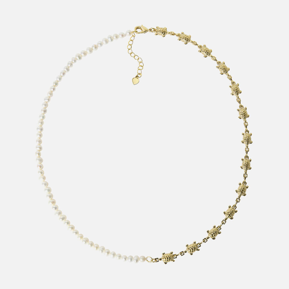 Wilhelmina Garcia Women's Lady Elliot Necklace - Gold/Pearl