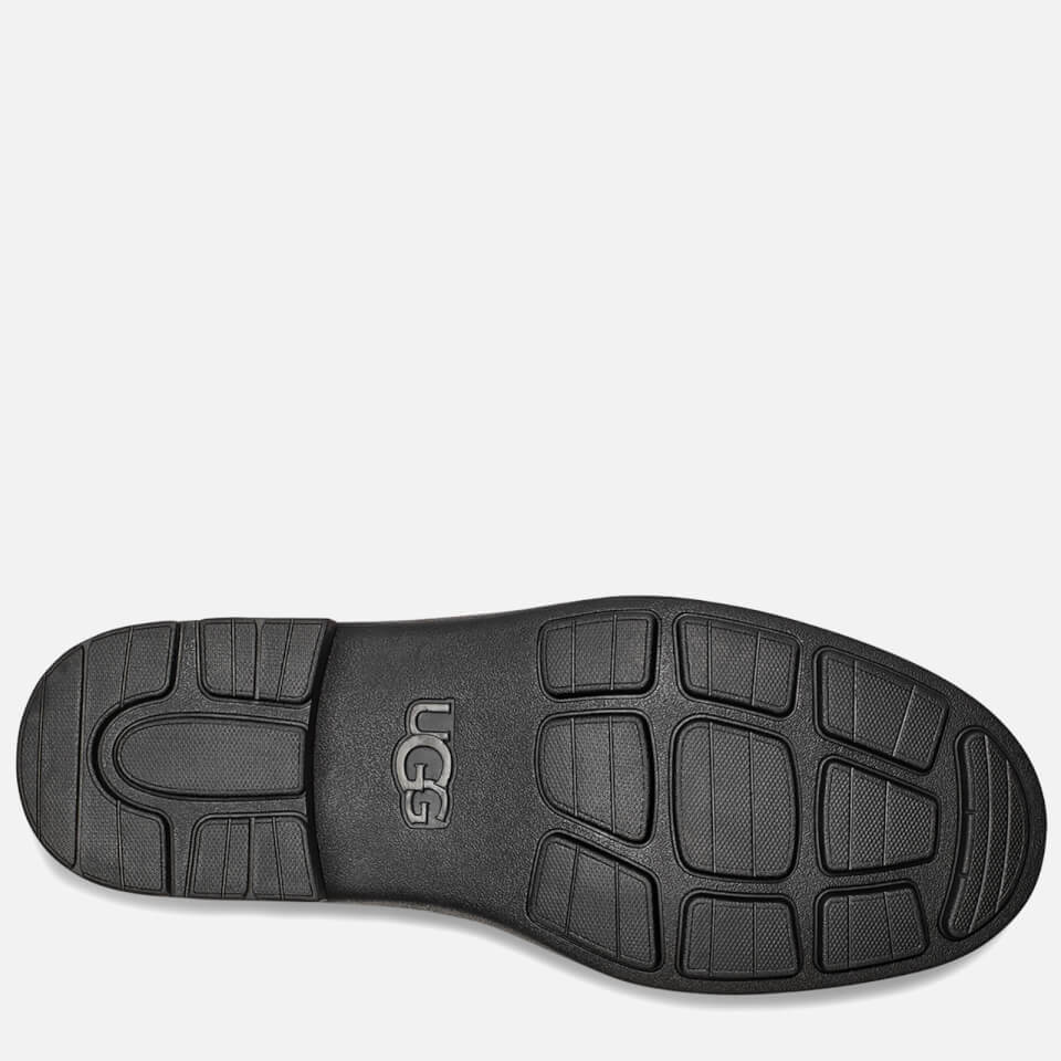 UGG Women's Harrison Zip Waterproof Leather Ankle Boots - Black