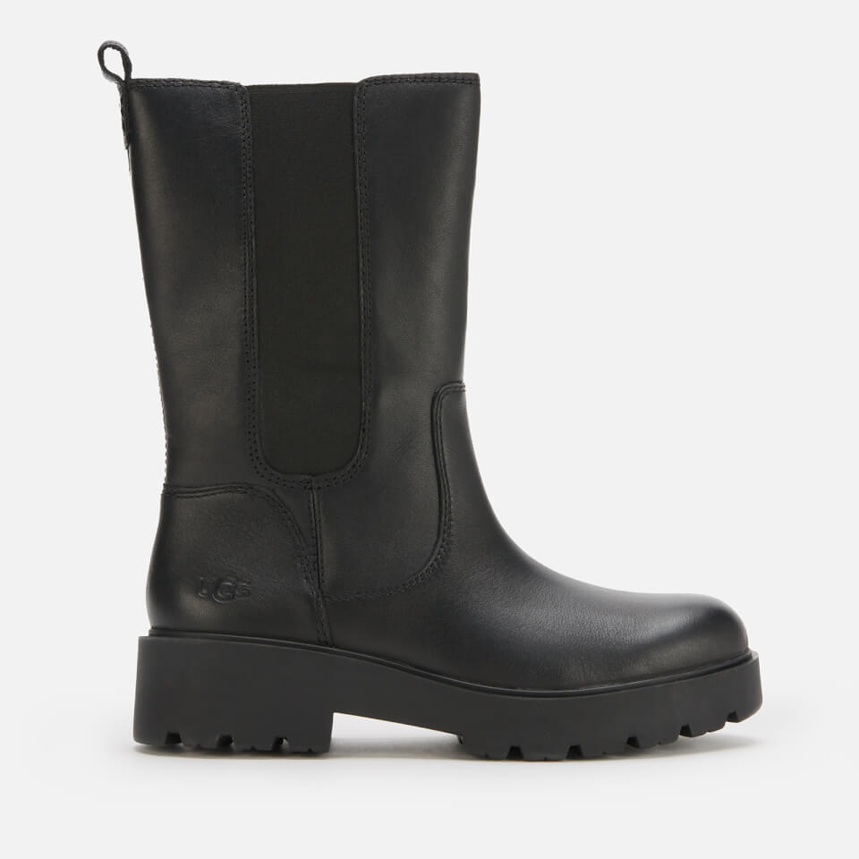 UGG Women's Holzer Waterproof Leather Chelsea Boots - Black - UK 4