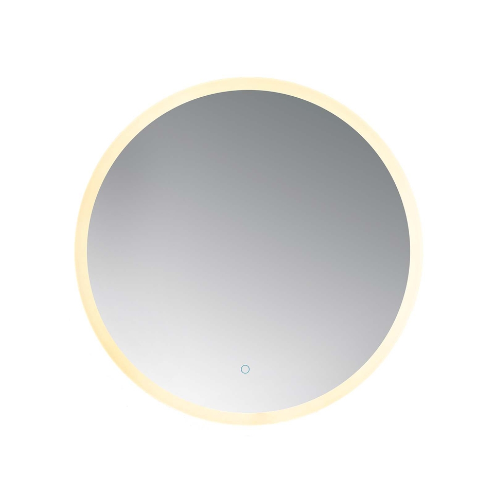 Burleigh Round Acrylic Edge Mirror - 600mm