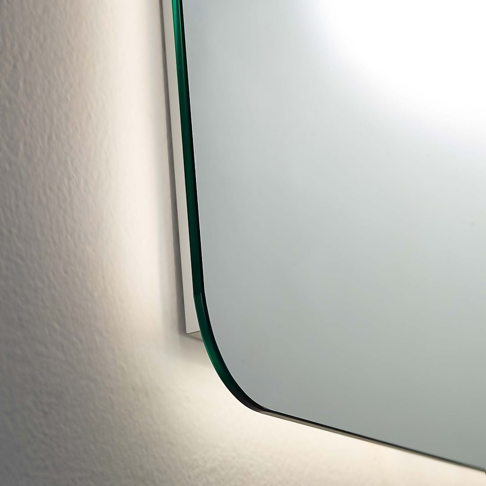 Calcot Frameless Rectangular Mirror - 500x700mm