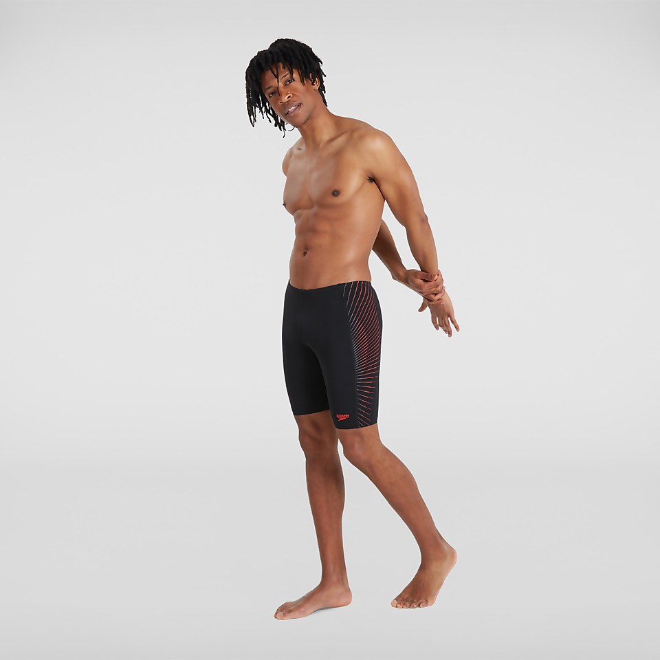 Mens Digital Placement Jammer Black & Red