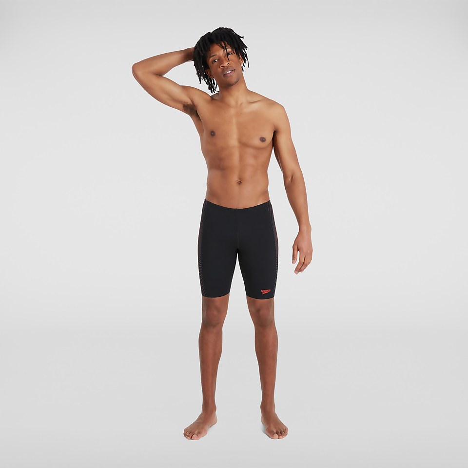 Mens Digital Placement Jammer Black & Red