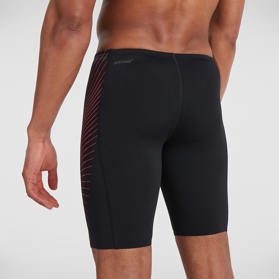 Mens Digital Placement Jammer Black & Red