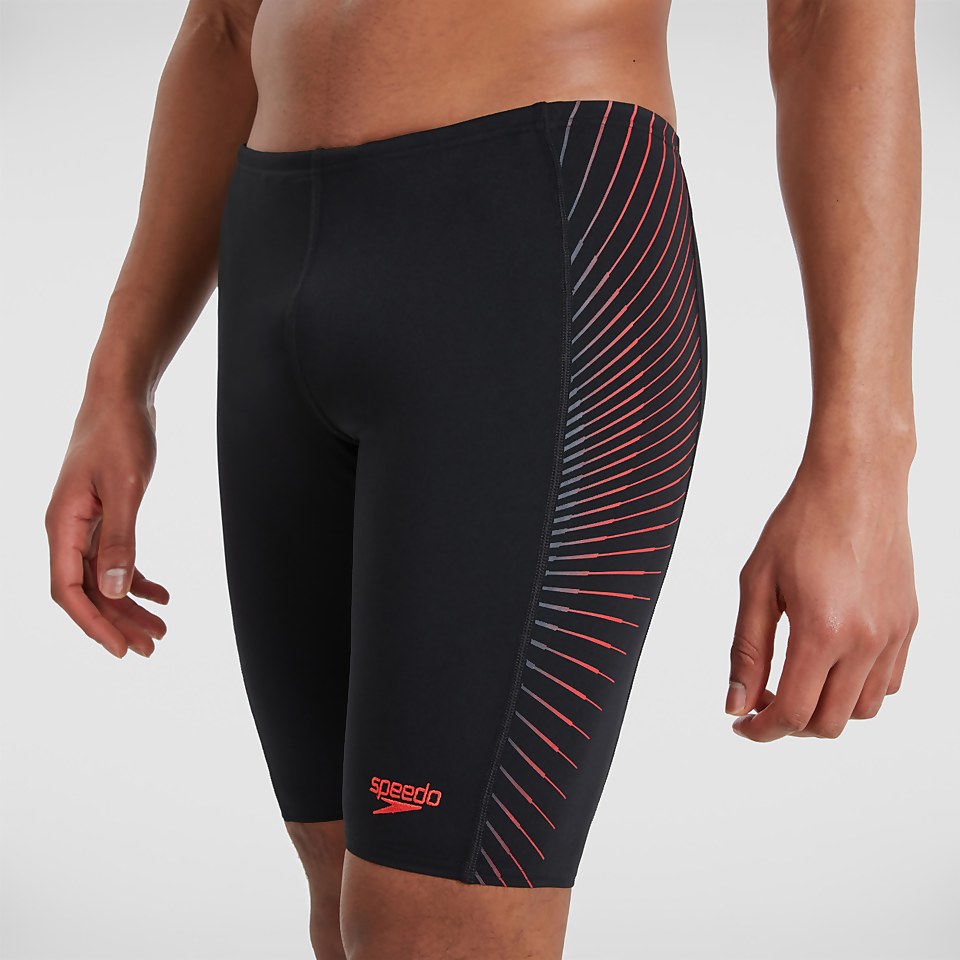 Mens Digital Placement Jammer Black & Red