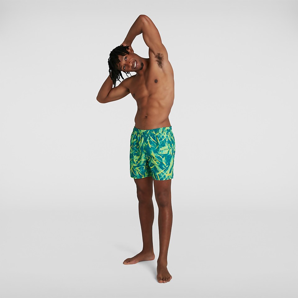 SPEEDO PRT TRIM LEIS 16" WSHT AM GREEN/GREEN
