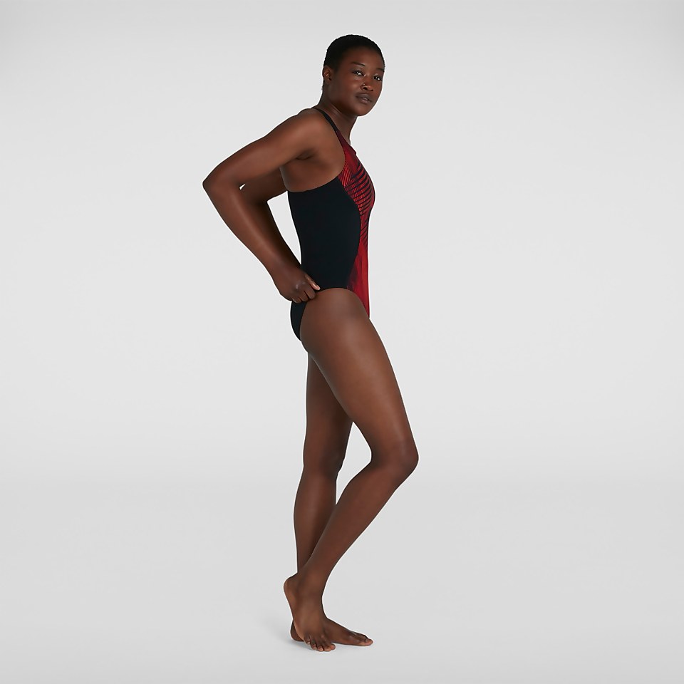 SPEEDO PRO END+ PT 1PC AF RED/BLACK