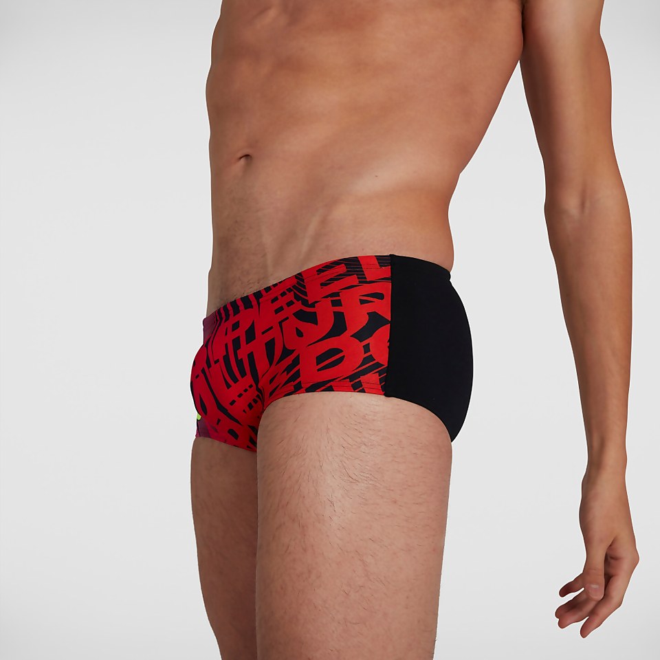Boys' Placement 13cm Trunks Black & Purple