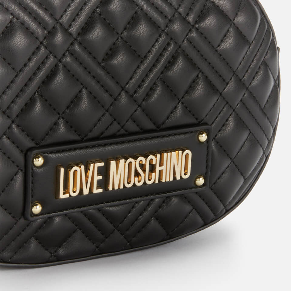 Love Moschino Women's Quilted Camera Bag - Black