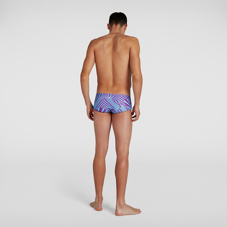 Boys' Placement 13cm Club Trunks Purple & Blue