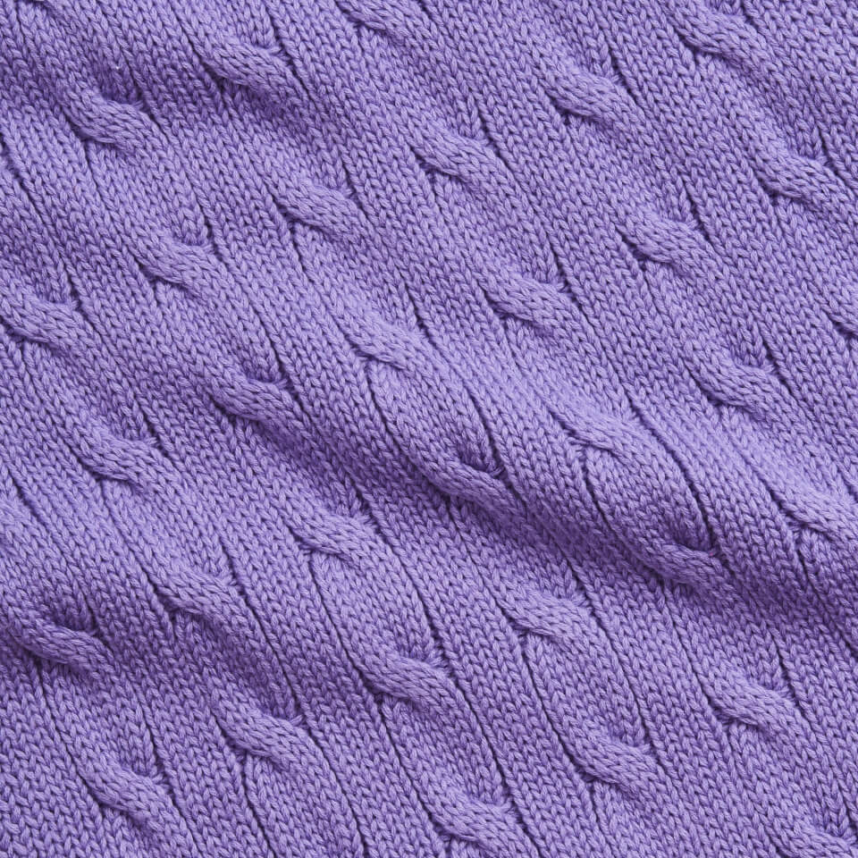 Polo Ralph Lauren Women's Cable Knit Scarf - Cruise Lavender
