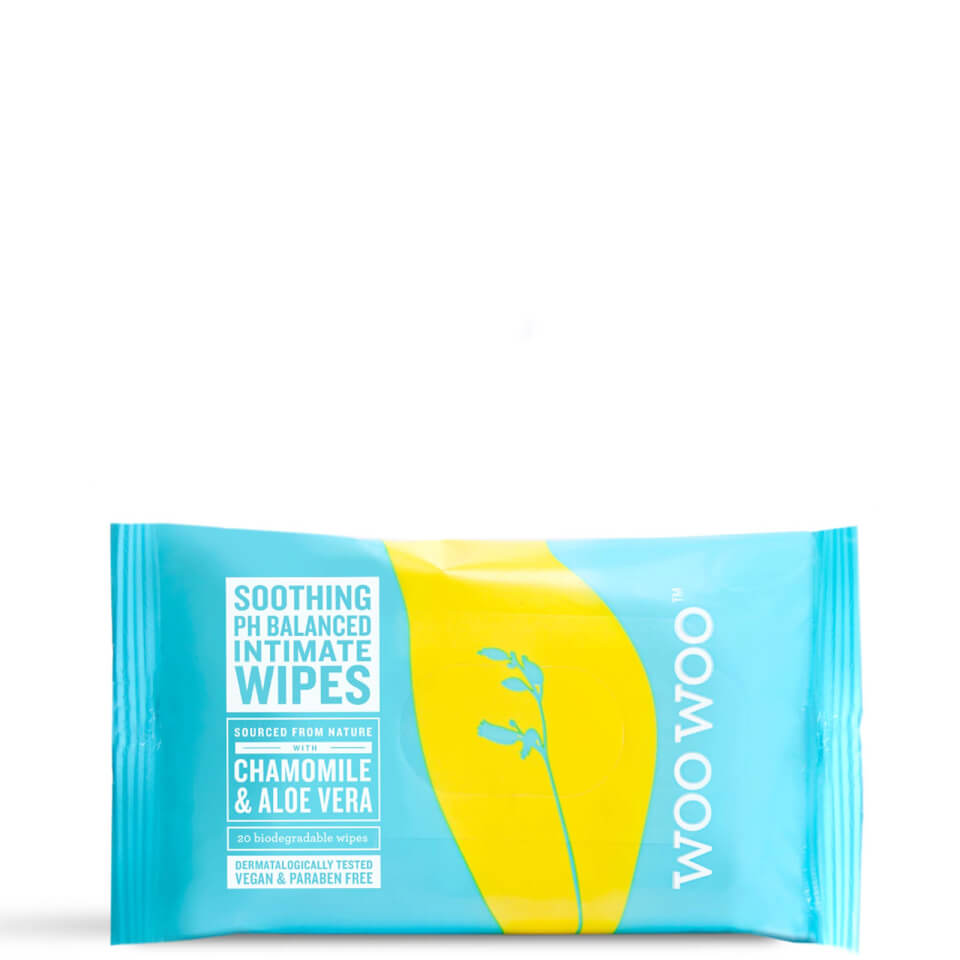 WooWoo Soothe It! Chamomile and Aloe VeraIntimate Wipe (20 Pack)