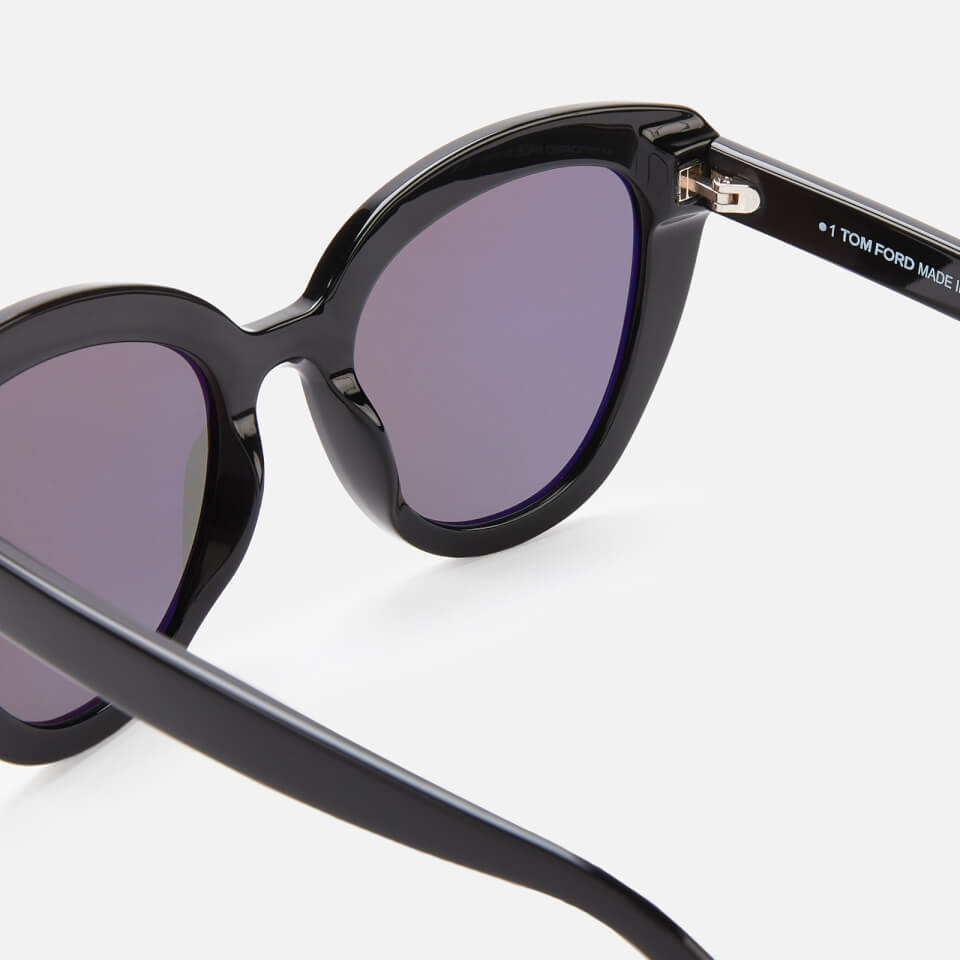 Tom Ford Women's Izzi Cat Frame Sunglasses - Black/Smoke