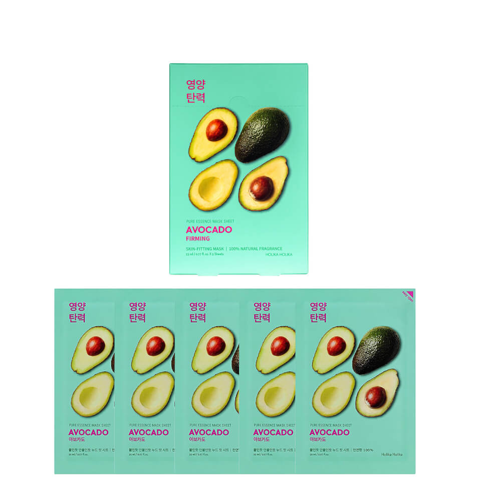 Holika Holika Pure Essence Mask Sheet (5 Masks) - Avocado