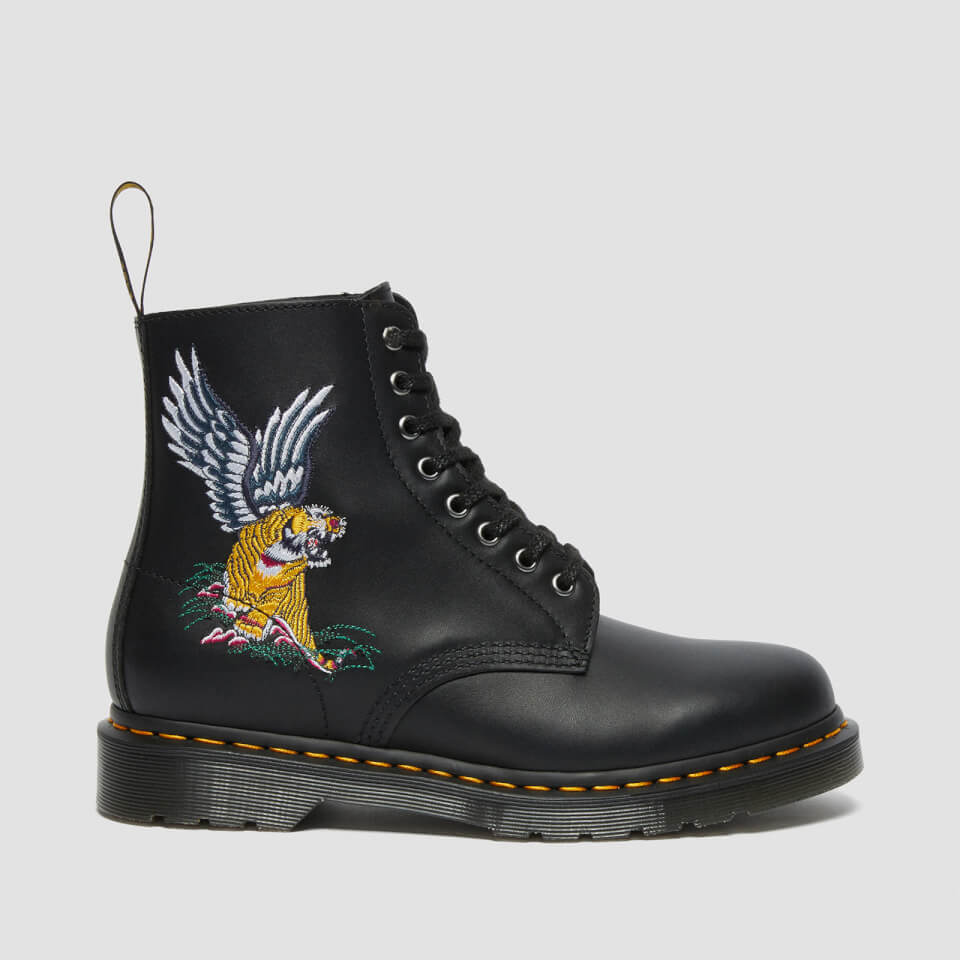 Dr. Martens 1460 Souvenir Leather 8-Eye Boots - Black | Allsole