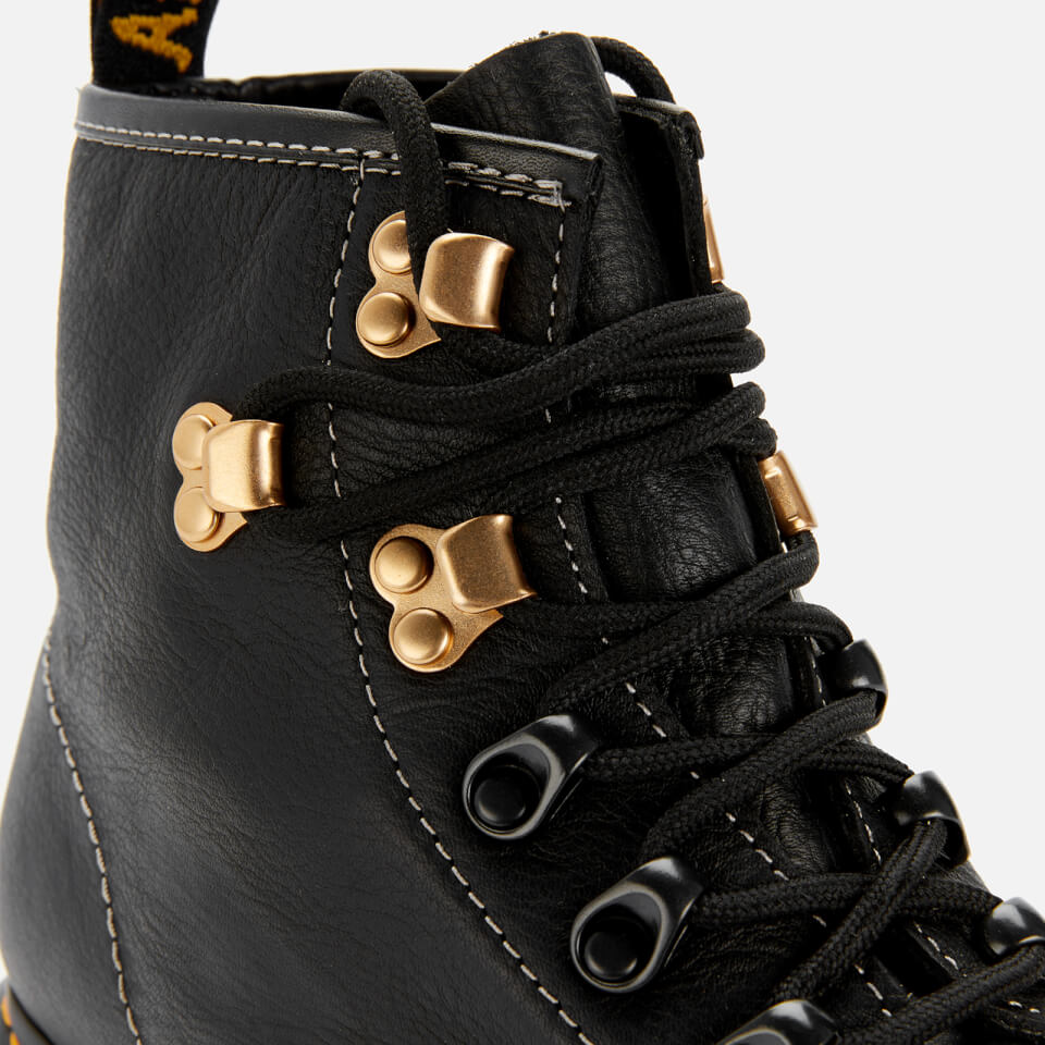 Dr. Martens Women'S 101 Virginia Leather 6-Eye Boots - Black | Worldwide  Delivery | Allsole