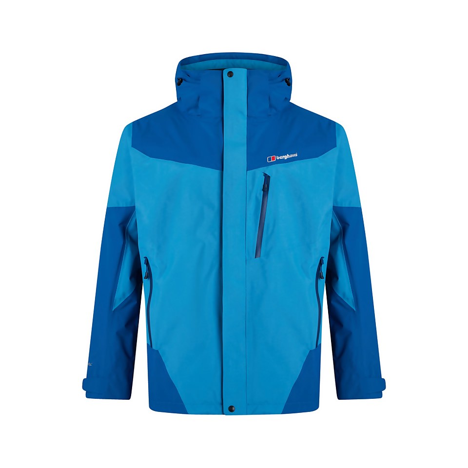 Men's Arran Waterproof Jacket - Blue / Dark Blue