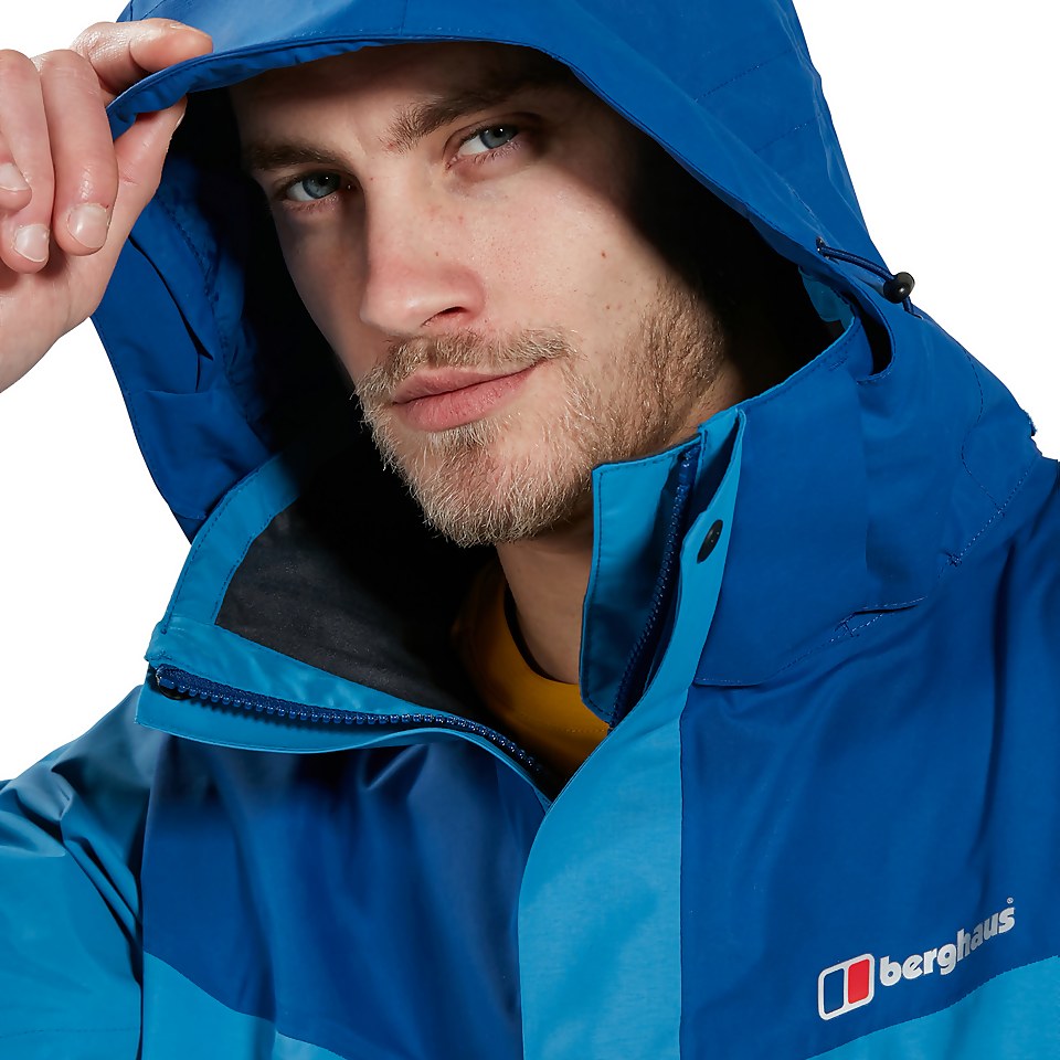 Men's Arran Waterproof Jacket - Blue / Dark Blue