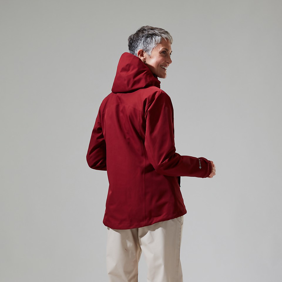 Fellmaster Gemini 3-In-1 Jacke für Damen - Dunkelrot