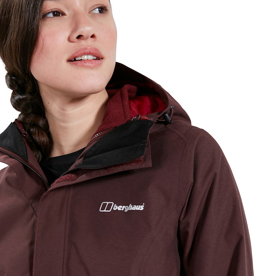 Women's Nalleru 3 in 1 Waterproof Jacket - Brown