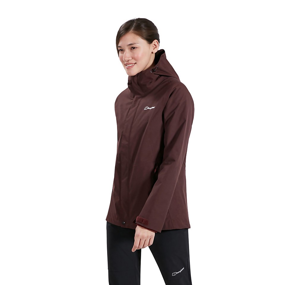Women's Nalleru 3 in 1 Waterproof Jacket - Brown