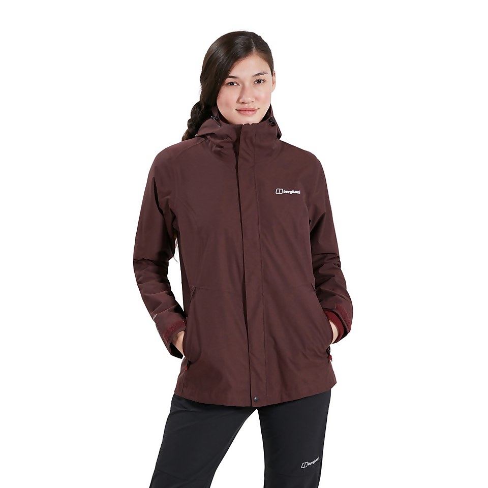 Women's Nalleru 3 in 1 Waterproof Jacket - Brown