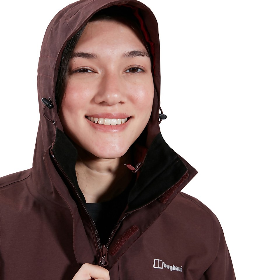 Women's Nalleru 3 in 1 Waterproof Jacket - Brown