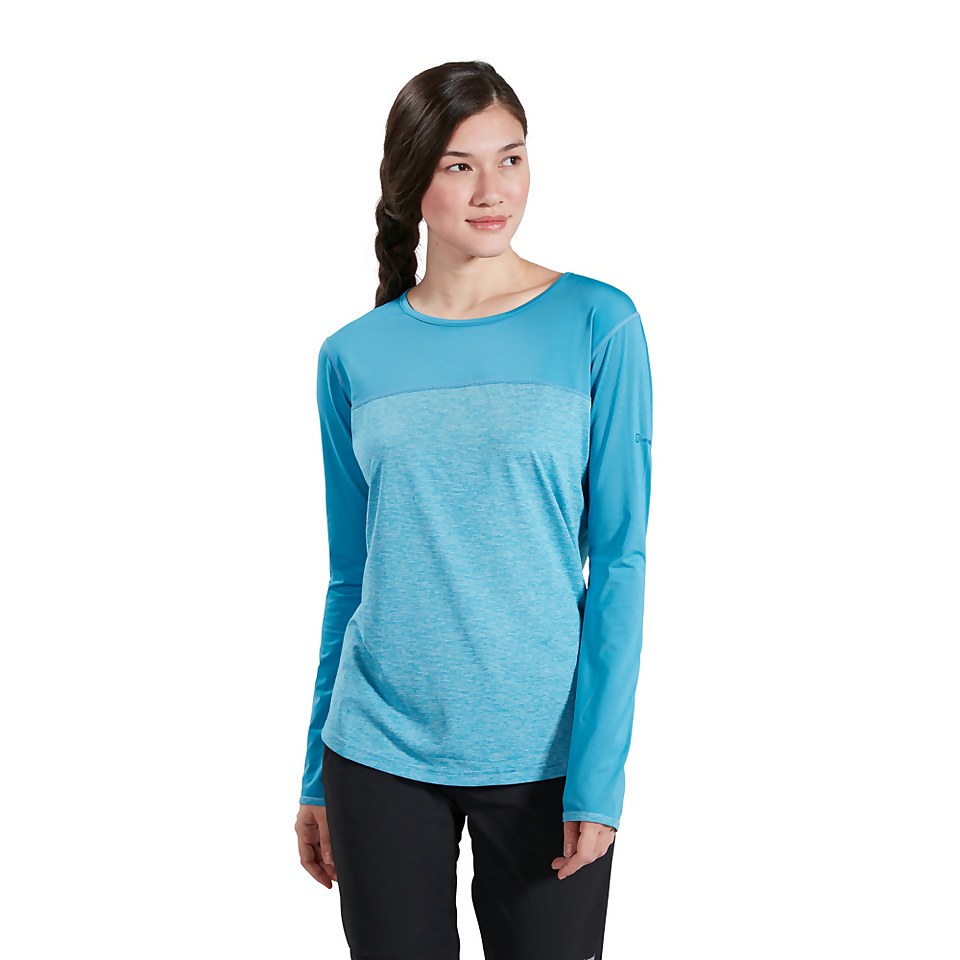 BERGHAUS VOYAGER TECH TEE BASECREWLS AF LTBLU/BLU