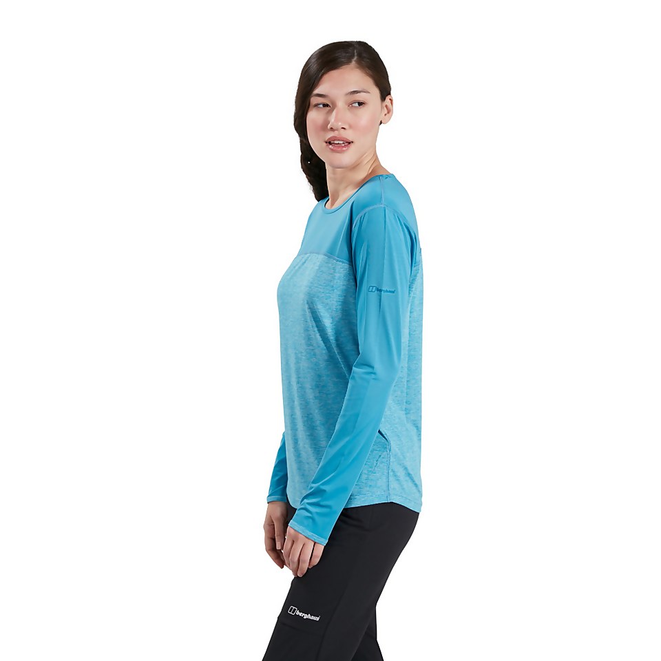 BERGHAUS VOYAGER TECH TEE BASECREWLS AF LTBLU/BLU