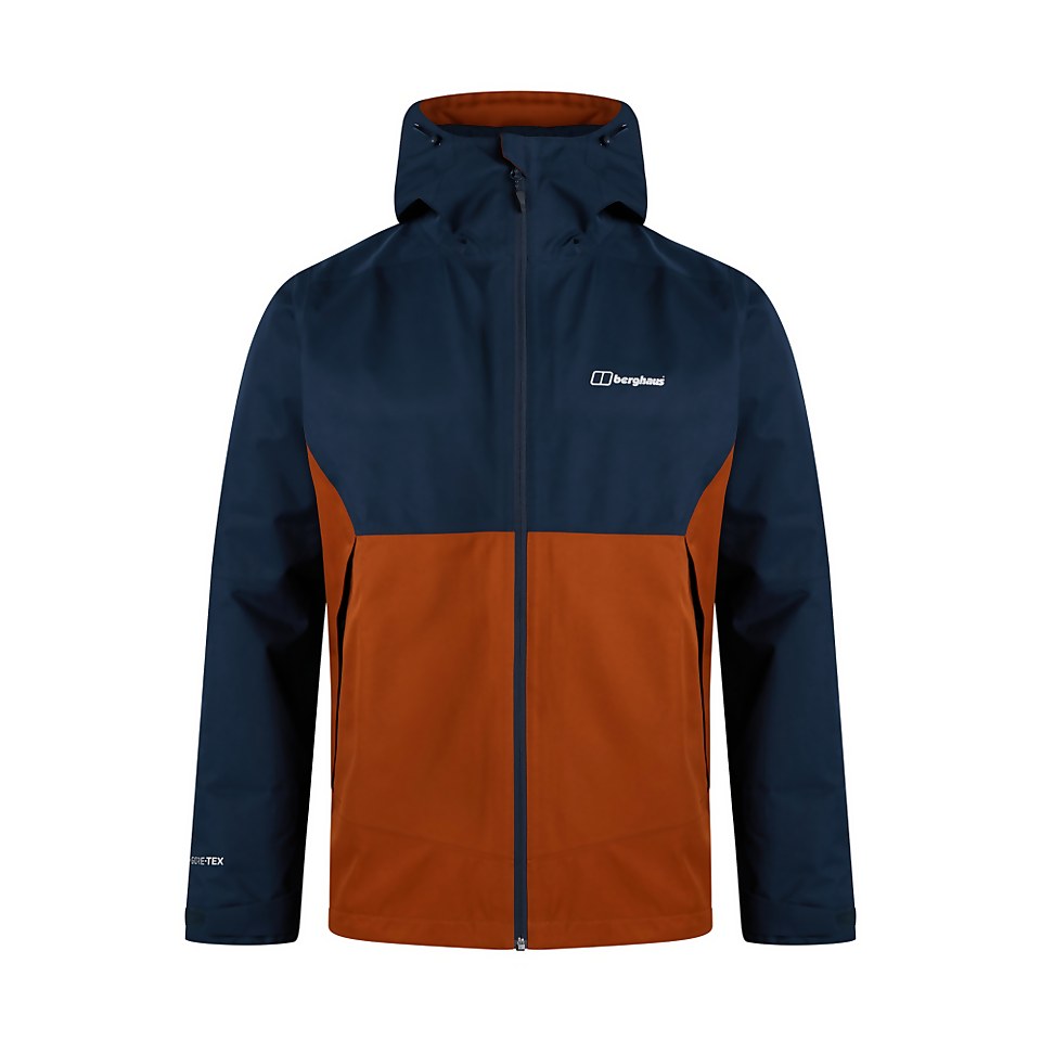 Men's Fellmaster InterActive Waterproof Jacket - Blue / Brown
