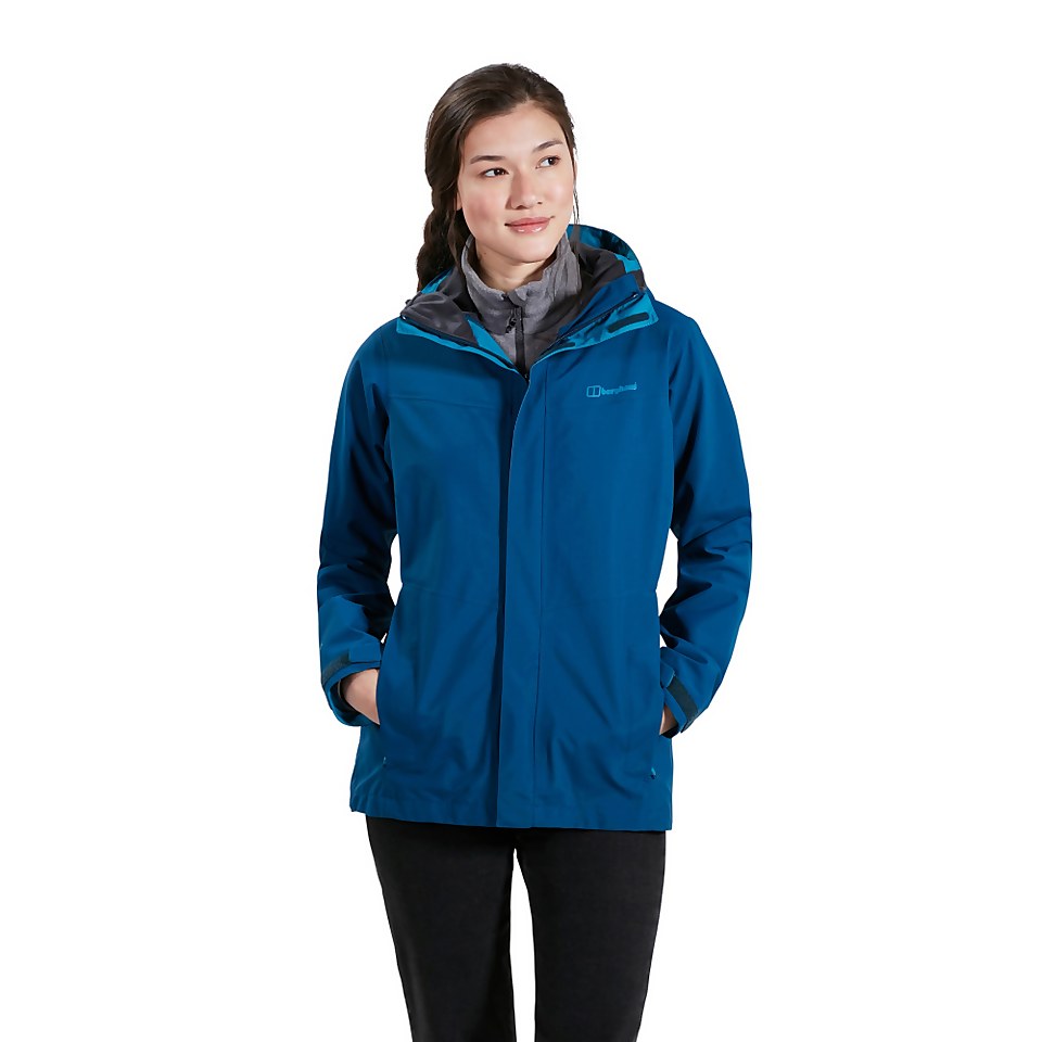 Women's Hillwalker InterActive Waterproof Jacket - Dark Blue