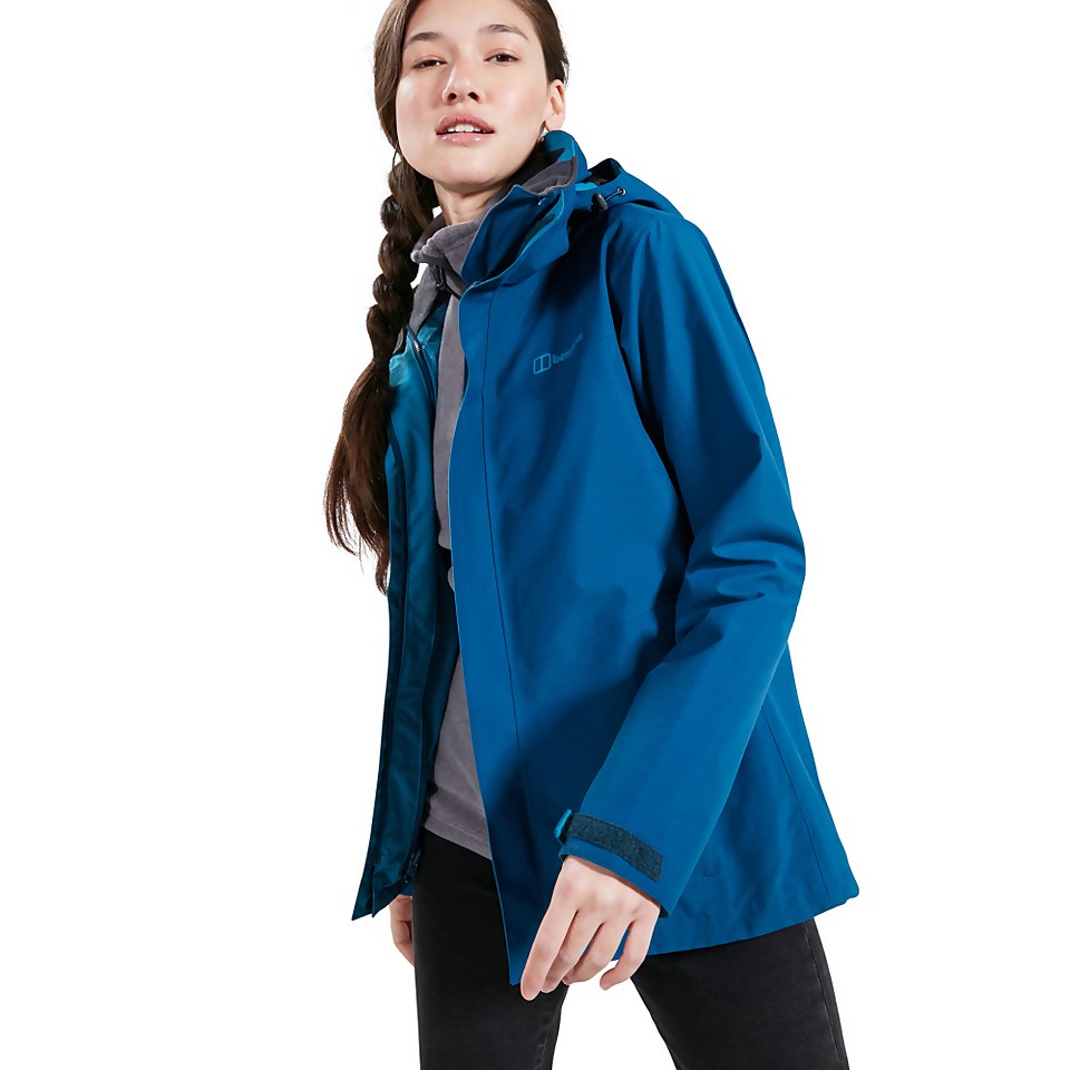 Women's Hillwalker InterActive Waterproof Jacket - Dark Blue