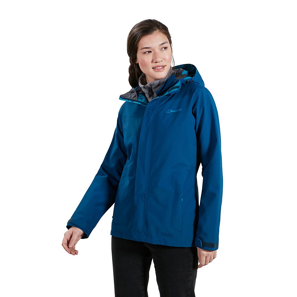 Women's Hillwalker InterActive Waterproof Jacket - Dark Blue