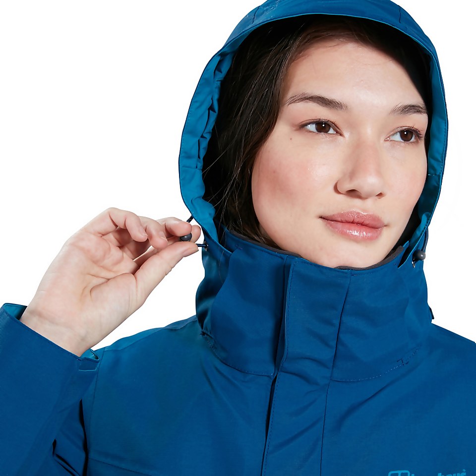 Women's Hillwalker InterActive Waterproof Jacket - Dark Blue