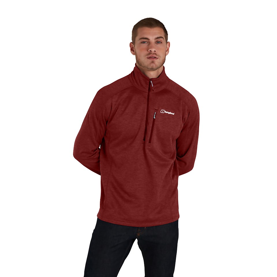Men's Spitzer Half Zip Fleece - Red