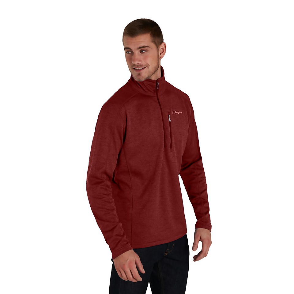 Men's Spitzer Half Zip Fleece - Red