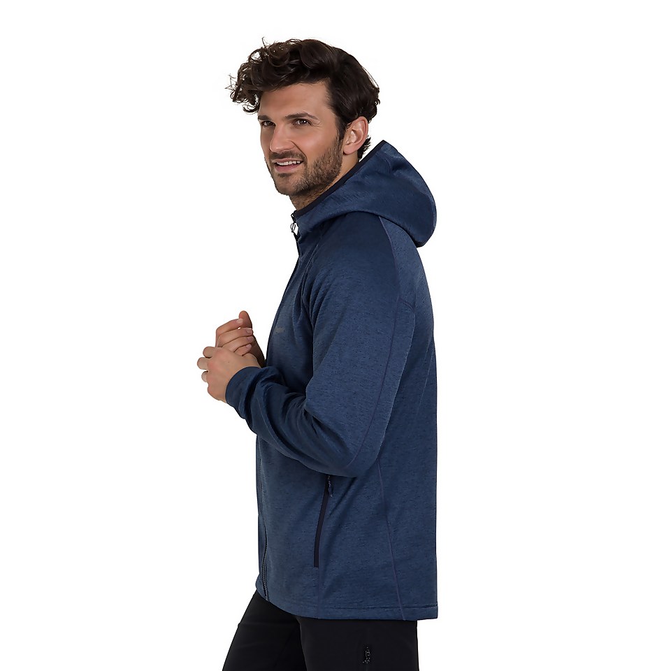Men's Spitzer Hooded Interactive Fleece - Blue / Purple