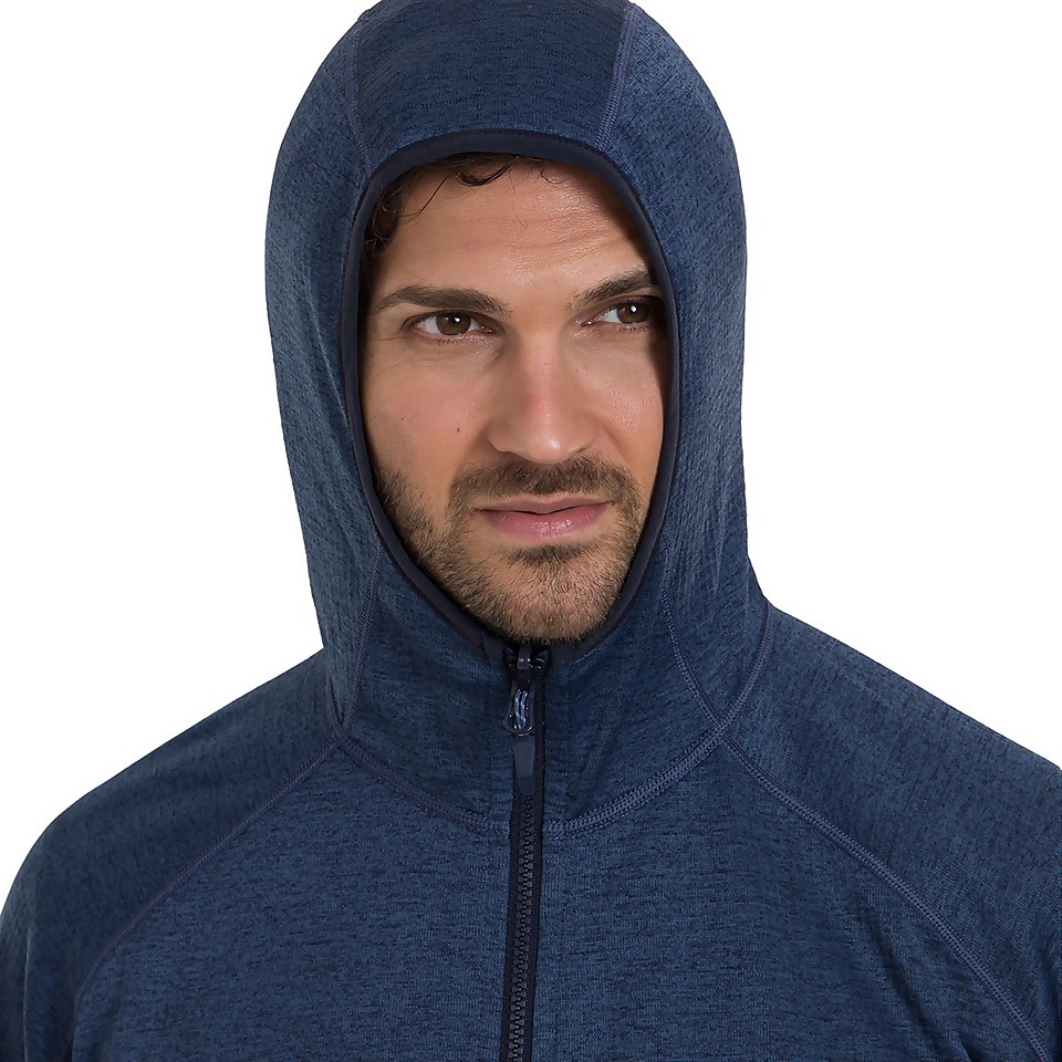 Men's Spitzer Hooded Interactive Fleece - Blue / Purple