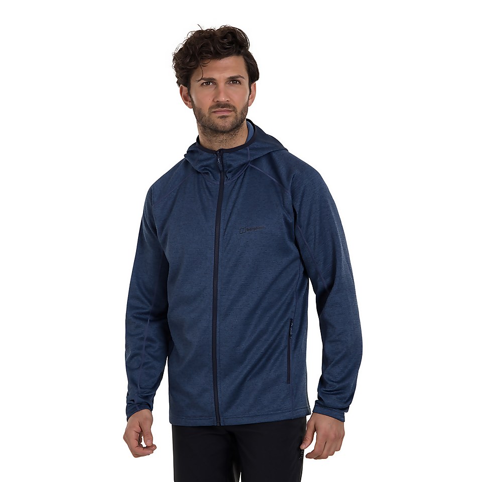 Men's Spitzer Hooded Interactive Fleece - Blue / Purple