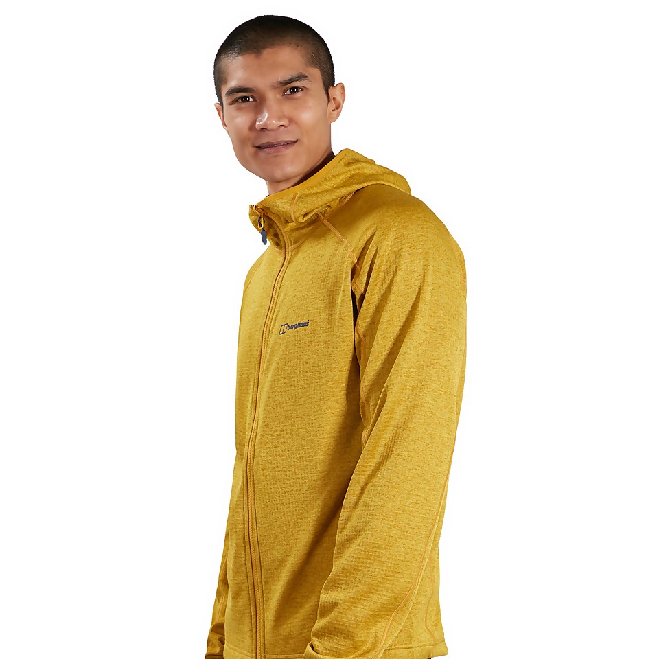 Men's Spitzer Hooded Interactive Fleece - Yellow