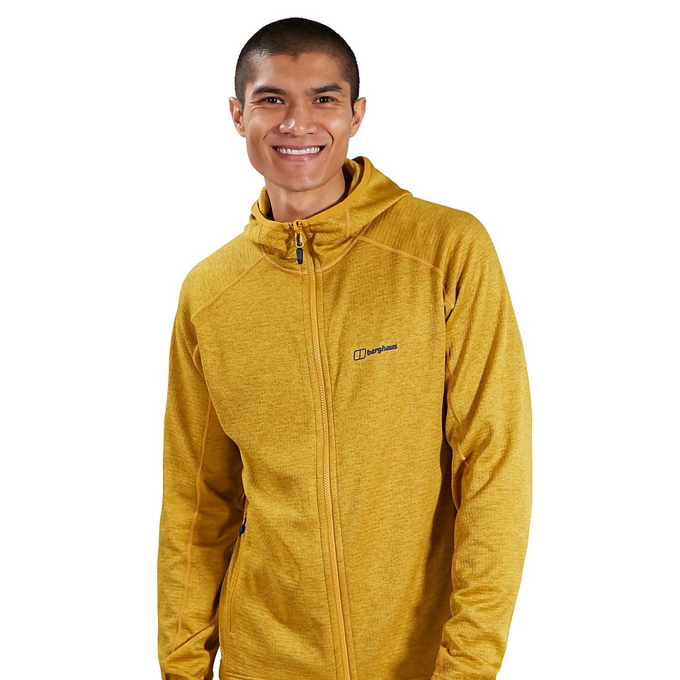 Men's Spitzer Hooded Interactive Fleece - Yellow