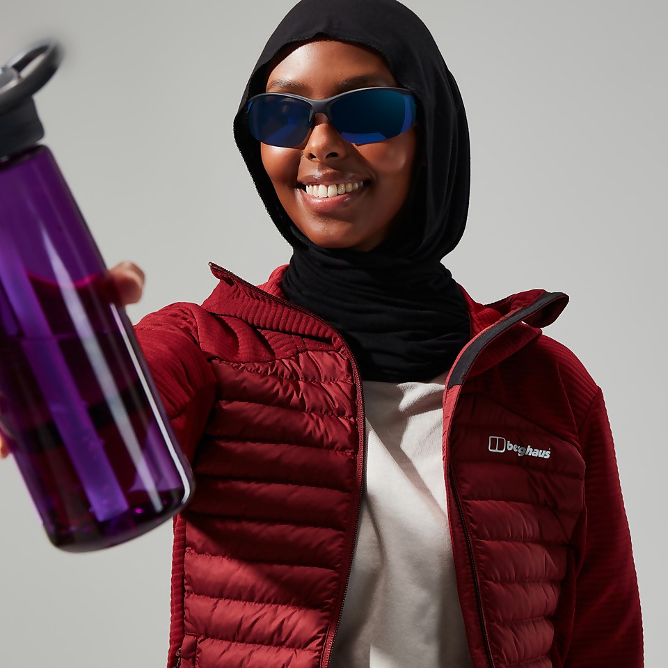 Nula Hybrid Jacken für Damen - Dunkelrot