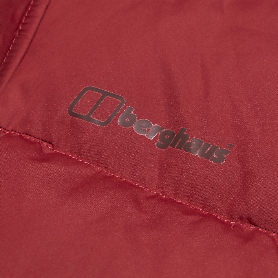 Women's Combust Reflect Long Jacket - Dark Red