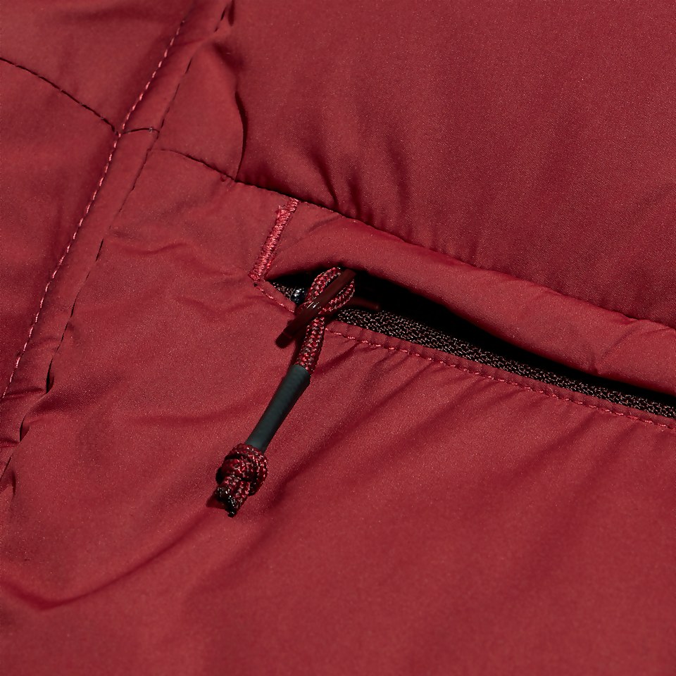 Women's Combust Reflect Long Jacket - Dark Red