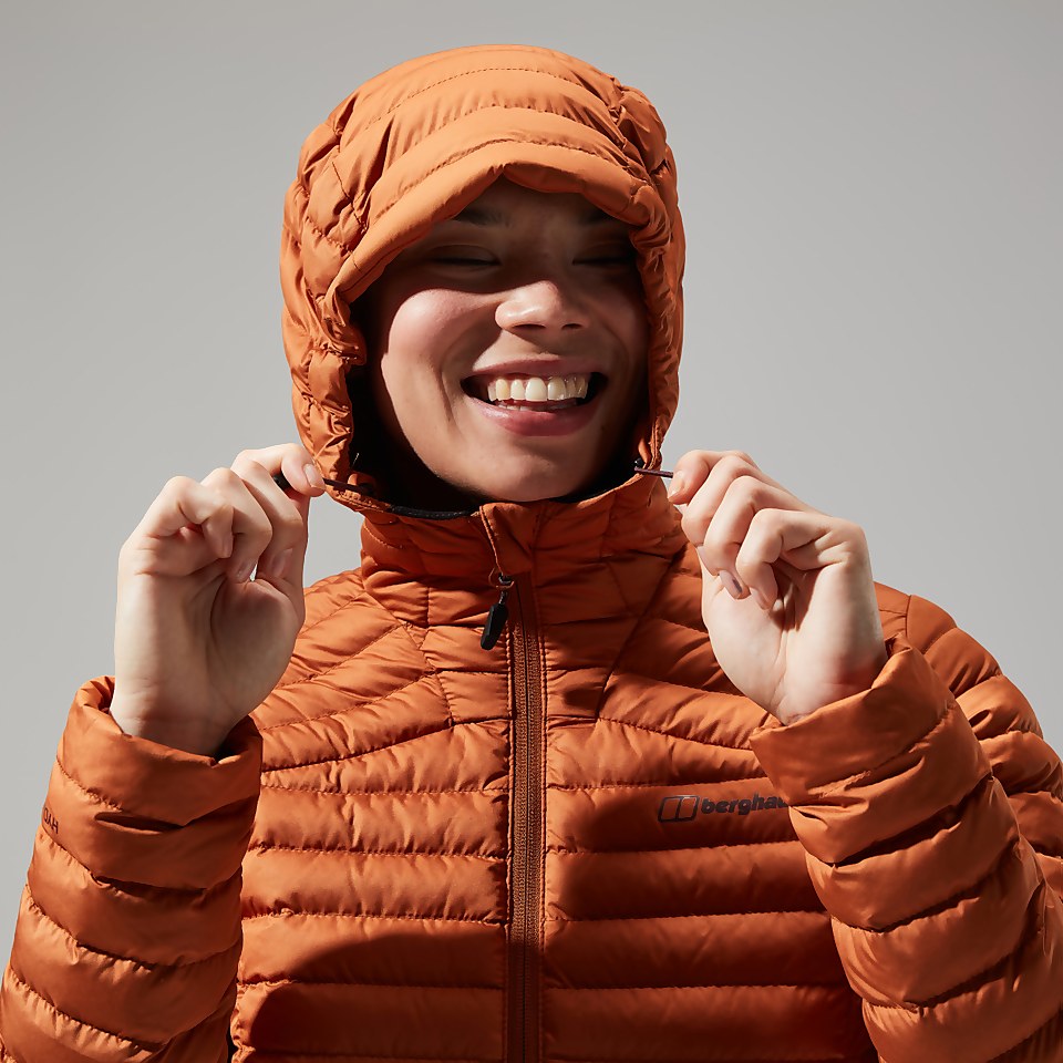 Nula Micro Long Jacken für Damen - Braun