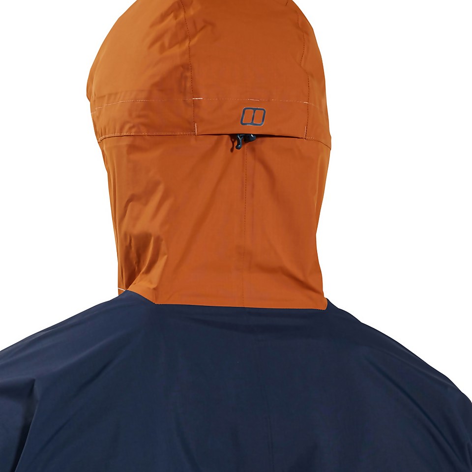 Men's Sky Hiker Waterproof Jacket - Brown / Blue