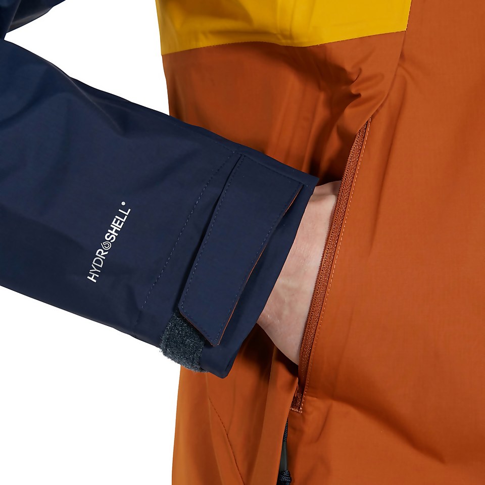Men's Sky Hiker Waterproof Jacket - Brown / Blue