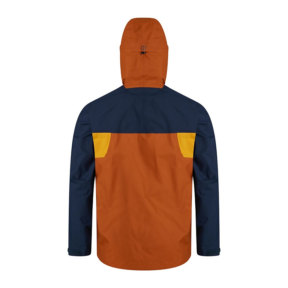 Men's Sky Hiker Waterproof Jacket - Brown / Blue